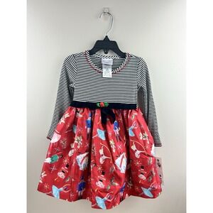 Iris & Ivy Girls 24 Month Nutcracker Fit and Flare Christmas Holiday‎ Dress New
